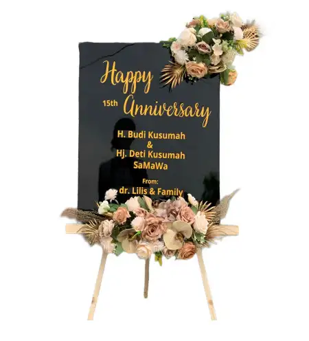 Papan Bunga Akrilik Menawan