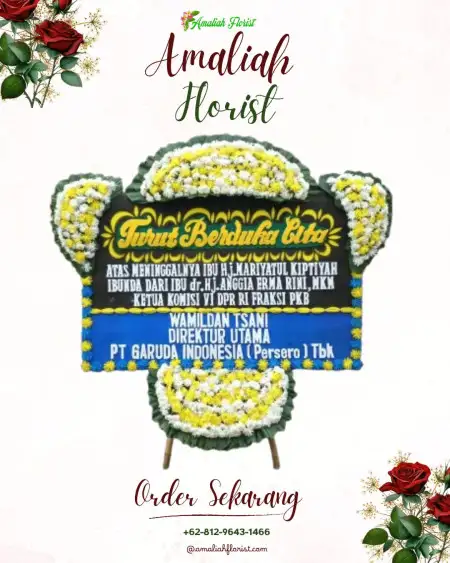 Papan Bunga Duka Menawan